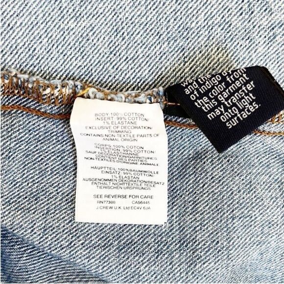 Madewell Rigid Denim A-Line Mini Skirt Pieced Edition - Picture 8 of 12